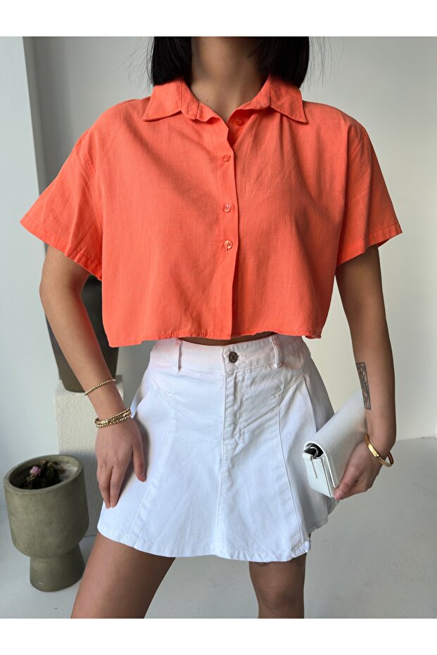 Crop Gömlek - 3