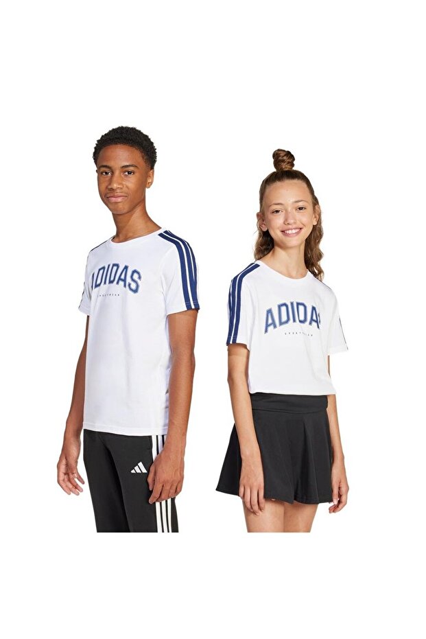 Beyaz Çocuk T-shirt J C Colleg Tee Jı6674 - 7