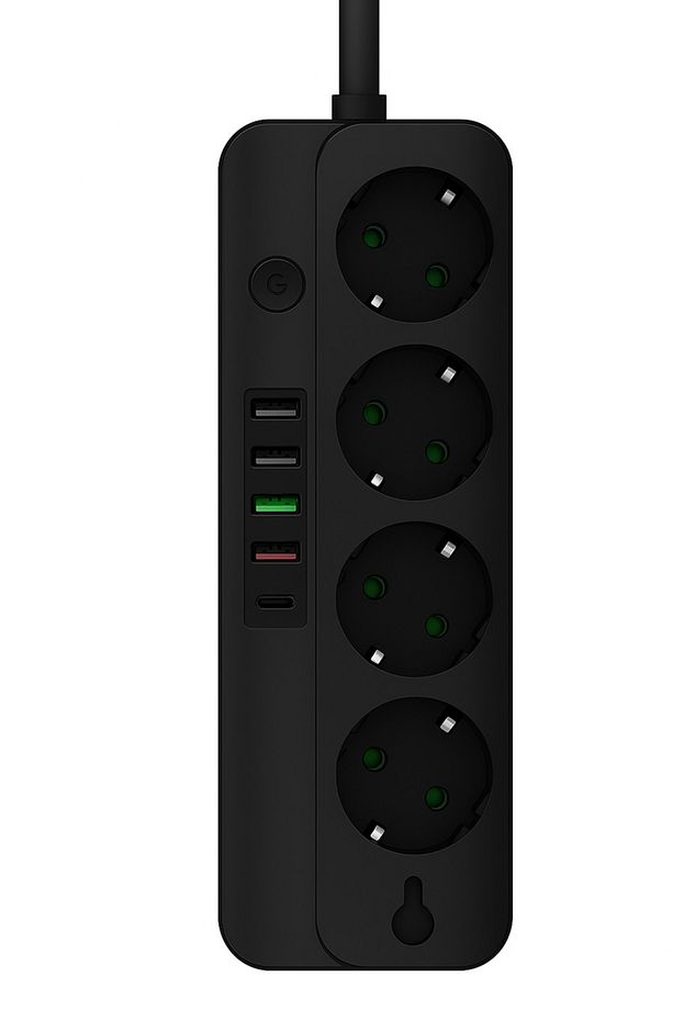 Dn 9274 Akım Korumalı 4'lı Priz, 5'lü Usb Priz - 1