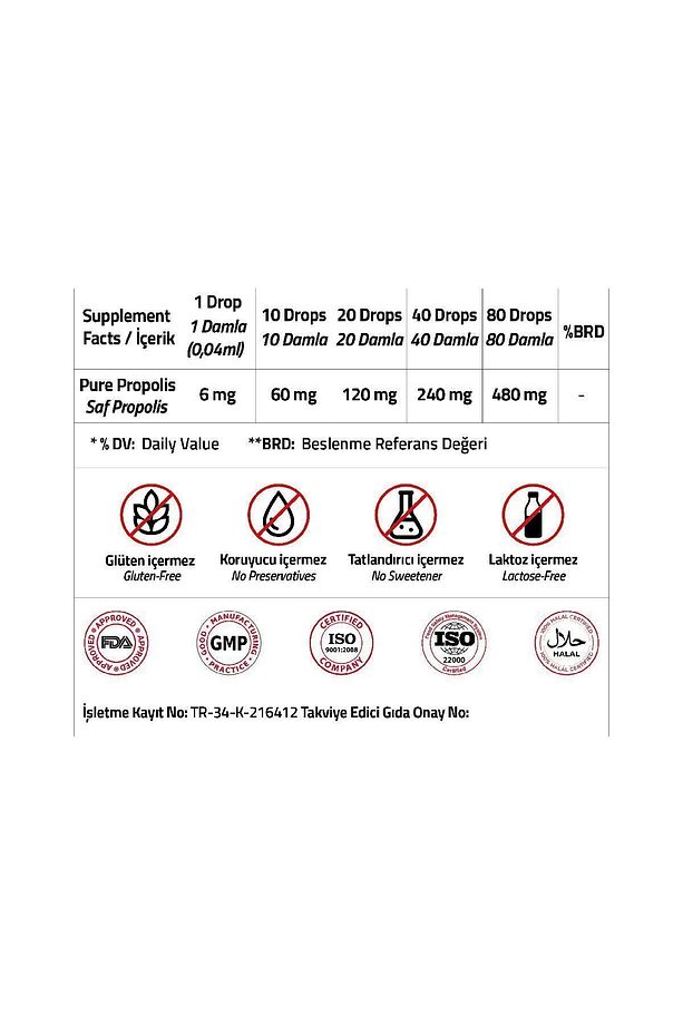 Propolis 480 mg Drops 20 ml - 3