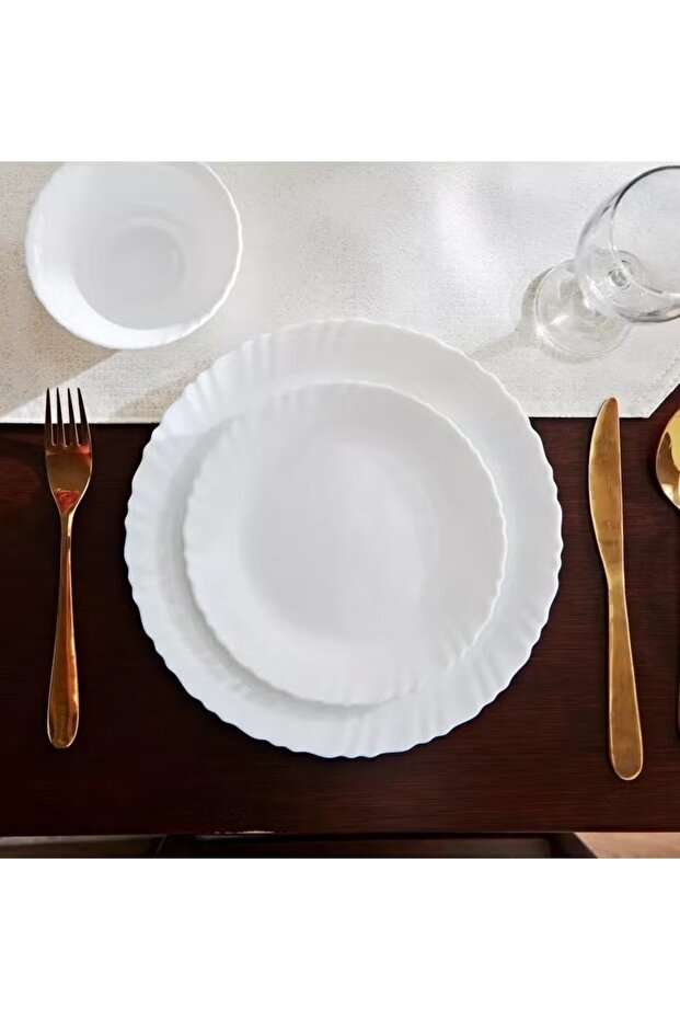 طقم عشاء أوبال وير من فيستون مكون من 12 قطعة - 1