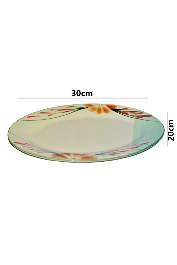 طبق تقديم بيضاوي من السيراميك - 2