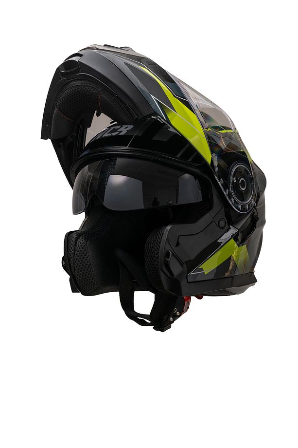 Stars Çene Açılır Sarı Kask (Ece Belgeli) - 4