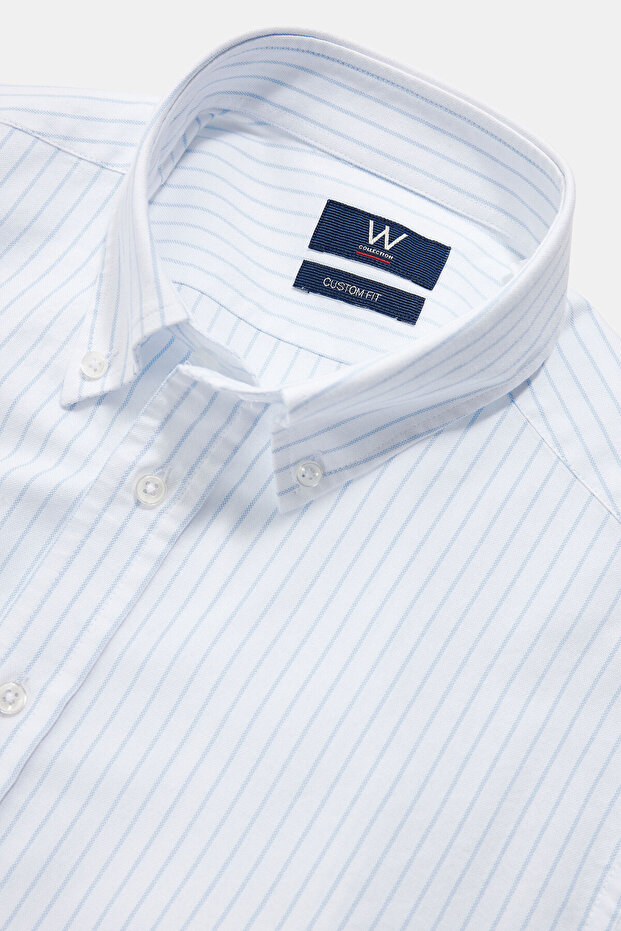 BEYAZ UZUN KOLLU GÖMLEK - 1