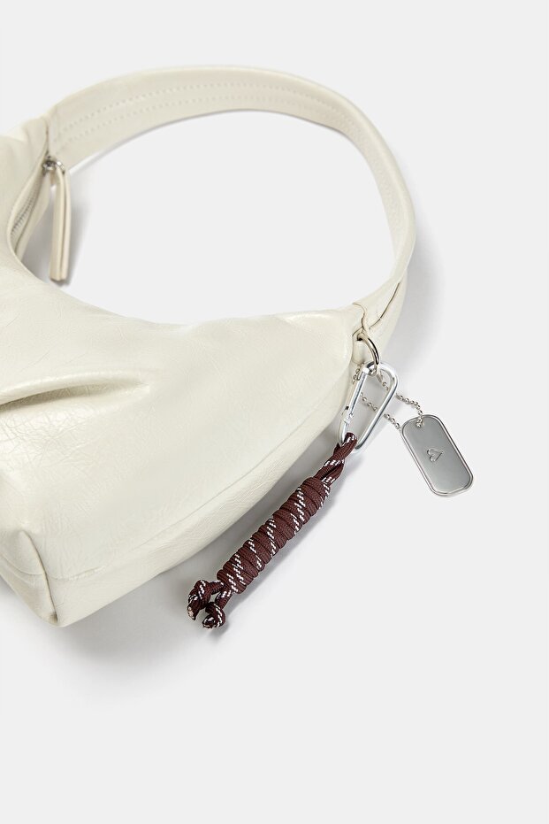 Süslemeli omuz çantası - 6