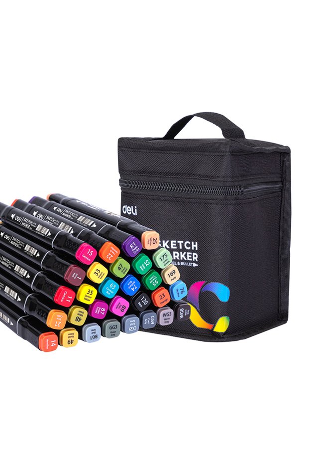 Sketch Marker #30 Colors, Double Side For Drawing And Coloring