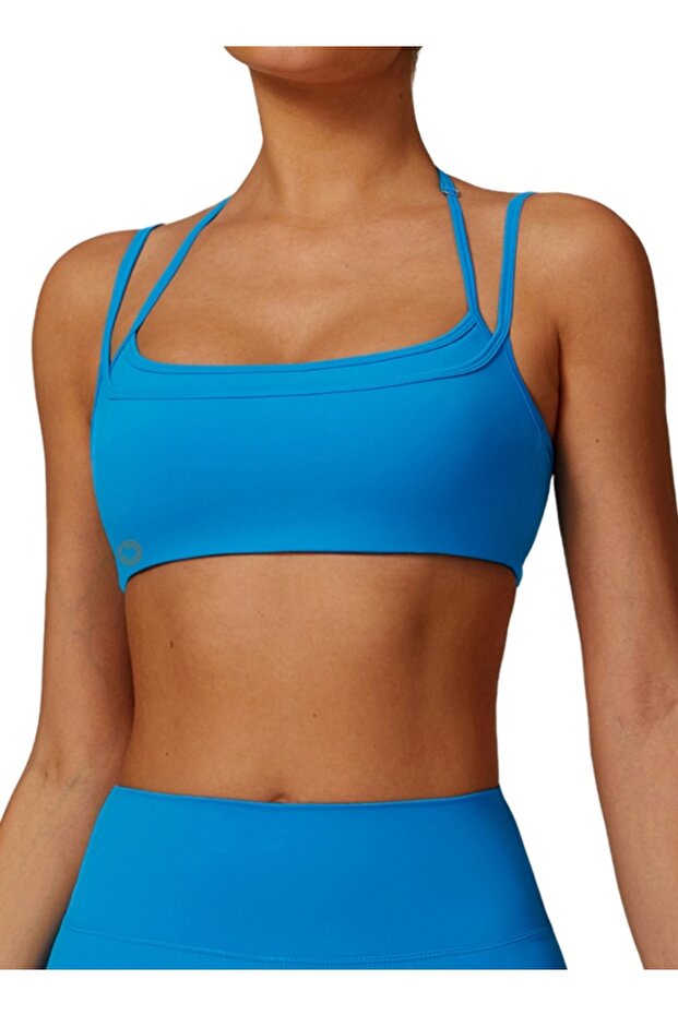 Womens Double Straps Sports Bra
