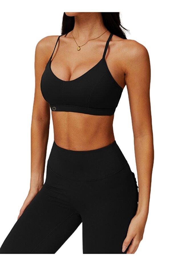Womens X Back Sports Bra