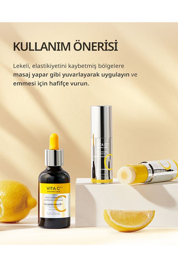 Leke Karşıtı C Vitamini Içerikli Ampul Stick Vita C Plus Spot Correcting &firming Ampoule Balm Stick - 4
