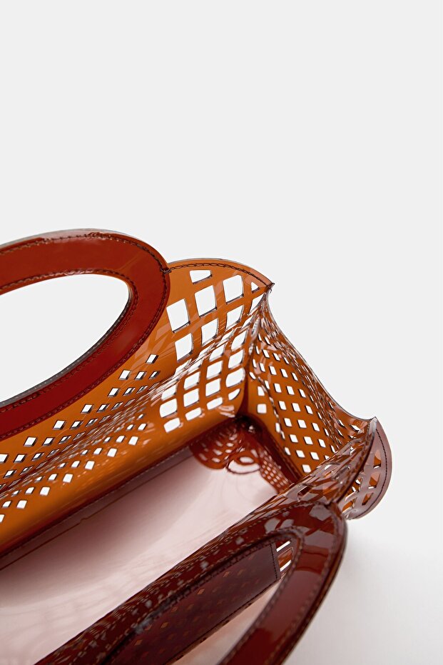 Vinil sepet çanta - 4