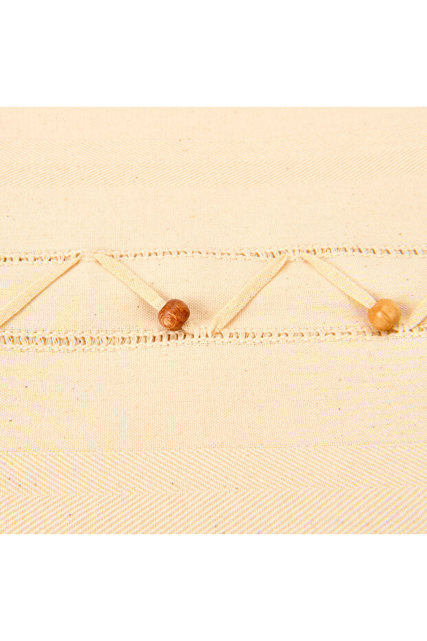 Soft Beaded Runner - Ecru - 50X130 cm - 3