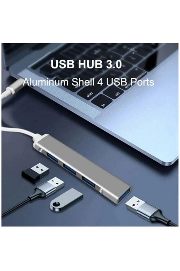 Type-c To Usb Hub 4 Port Çoklayıcı Macbook Ile Uyumlu Çoğaltıcı Type C To Usb Converter Hub - 5