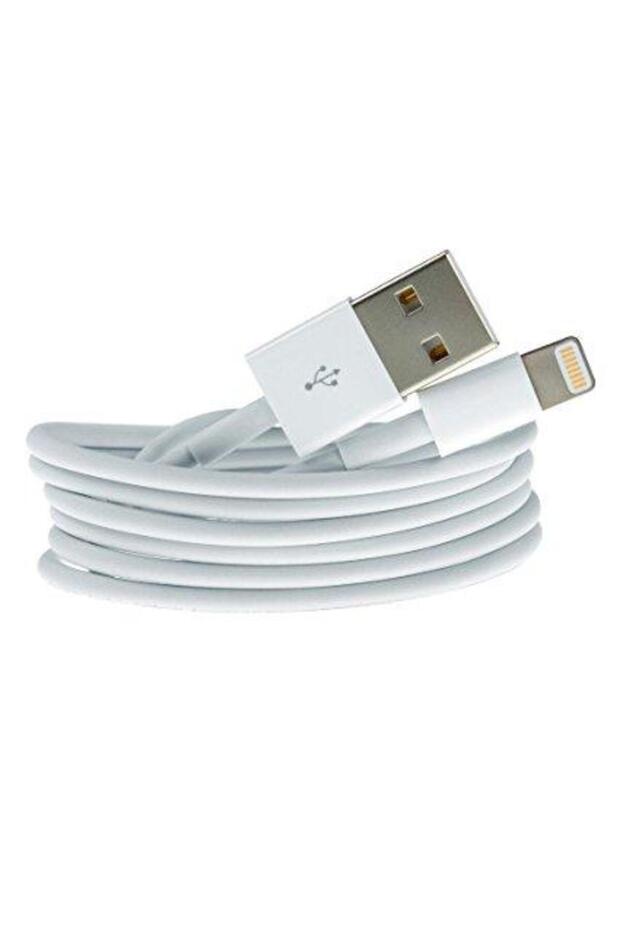 IPhone data cable with USB connector, white - 1