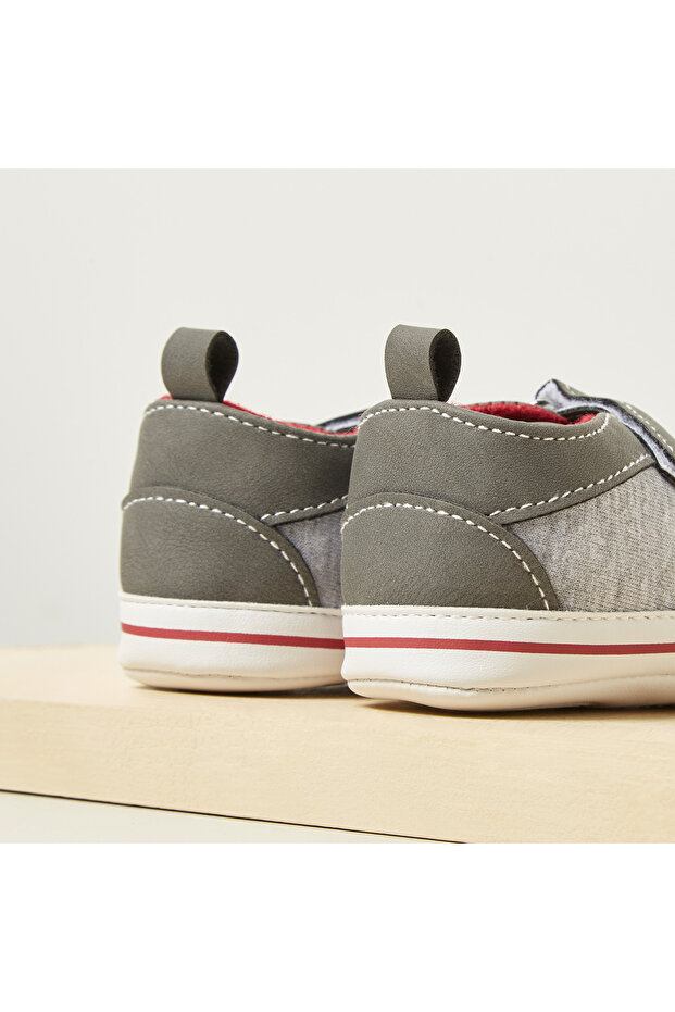 Colourblock Booties with Hook and Loop Closure - 3