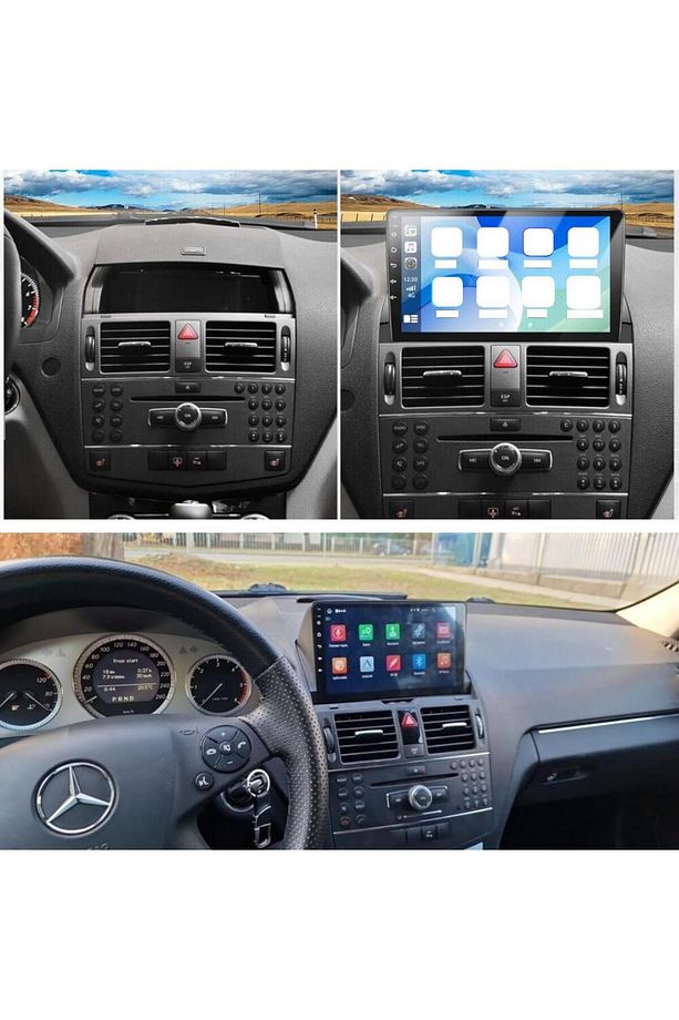 Mercedes C Serisi W204 Android Multimedya Sistemi 4-64 For-X (2006-2011) - 1
