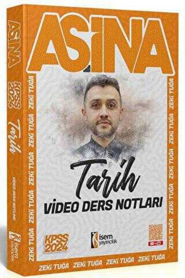 İsem 2024 KPSS Tarih Aşina Video Ders Notları - Zeki Tuğa İsem Yayınları - 1
