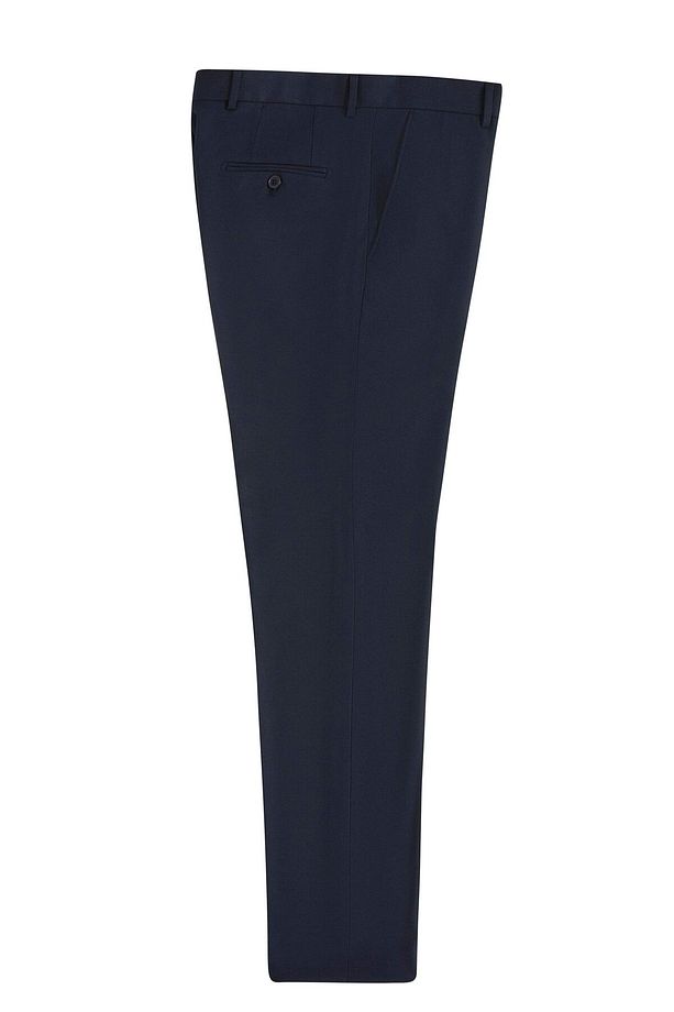 Lacivert Regular Desenli Kumaş Pantolon - 1