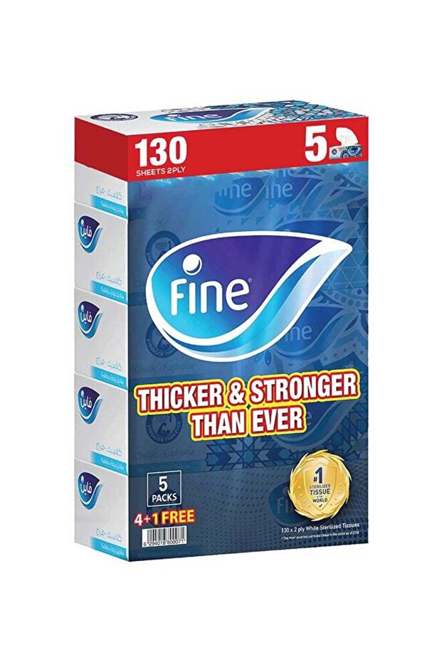 2 Ply Facial Tissue 5 Box 130 Sheets