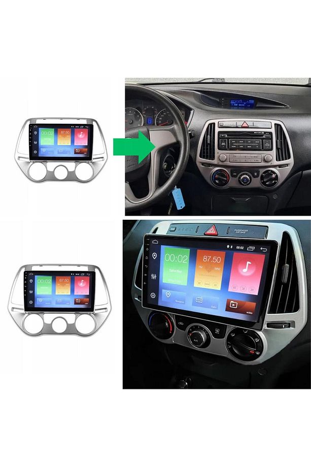 Hyundai İ20 Manuel Klima Android Multimedya Sistemi 4-64 For-X (2013-2014) - 1