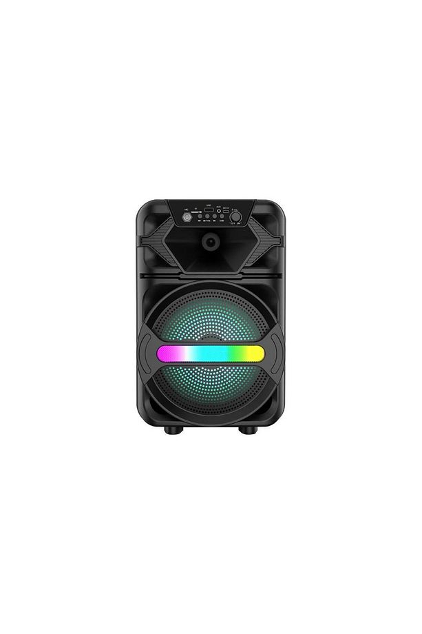 20w 2400 Mah Mikrofonlu Led Işıklı Taşınabilir Bluetooth Hoparlör Bts-410 - 1