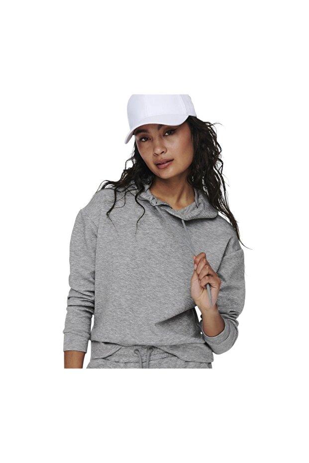 KADIN KAPÜŞONLU SWEATSHIRT - 5