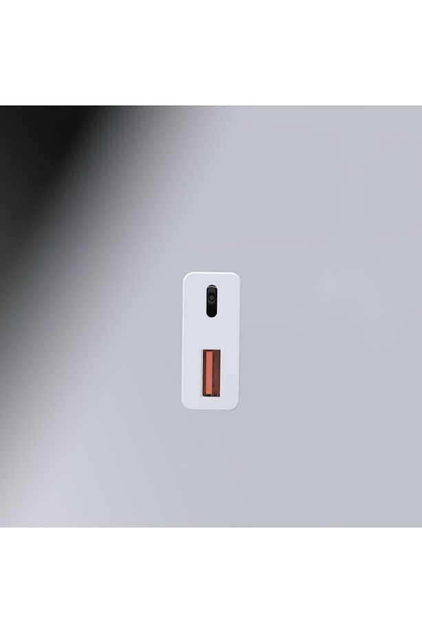 Super Slim Ev Tipi USB Şarj Adaptörü Type-C USB-A Girişli 30W Hızlı Şarj Başlığı - 5