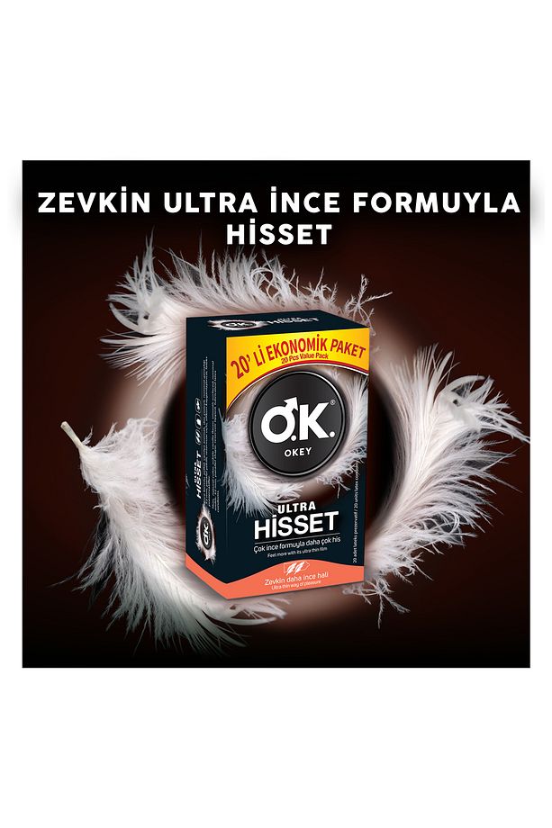 Ultra Hisset 40'lı Prezervatif & Nirvana Uyarıcı Jel 100 ml Set - 4
