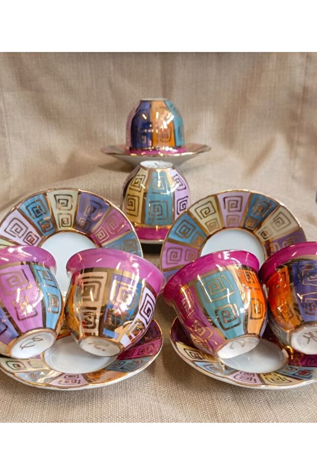 Egypt Porcelain Hand Decor Painting Mirra Set