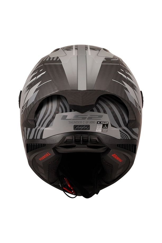 Thunder Karbon Gp Aero Polar Siyah Kask - 4