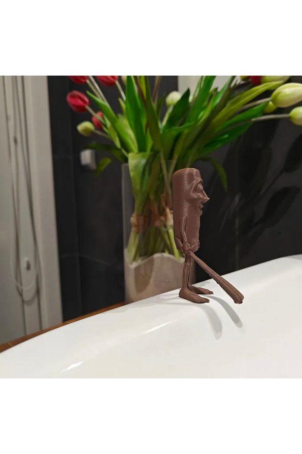 Tung Tung Tung Sahur 10 cm Figür – TikTok Fenomeni, Italian Brainrot Koleksiyon Parçası - 2