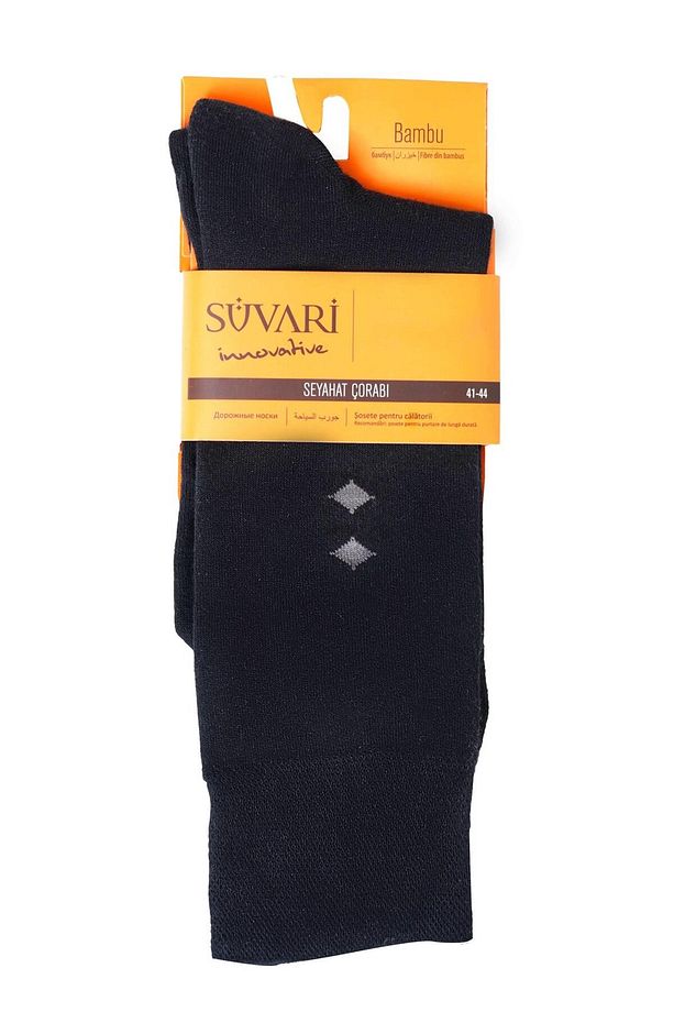Lacivert Bambu Çorap - 1