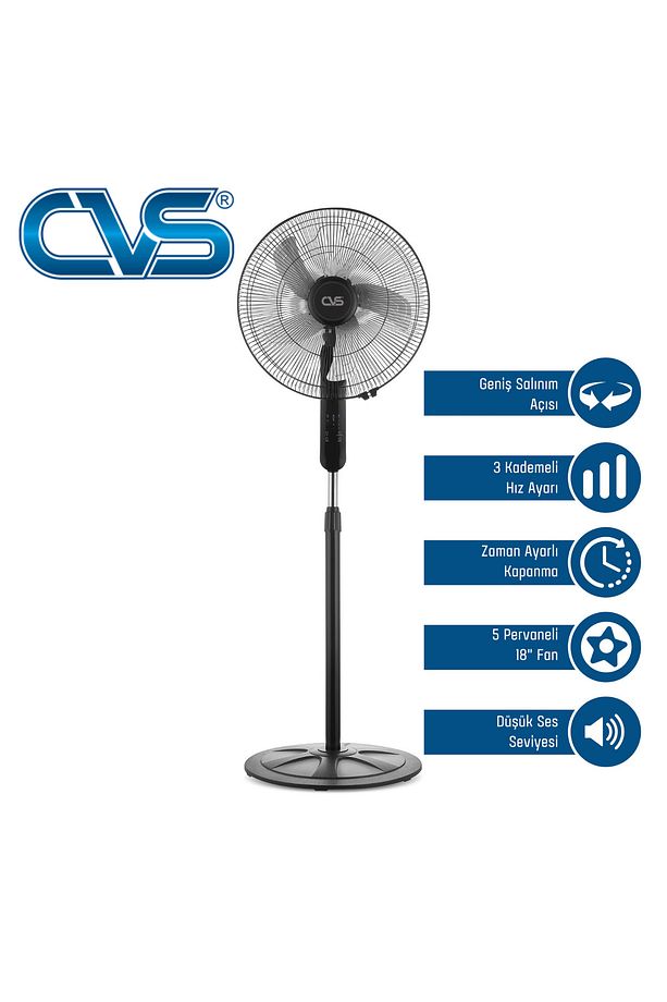 Dn 91032 Uzaktan Kumandalı 18'' 110 Watt Ayaklı Vantilatör - 2