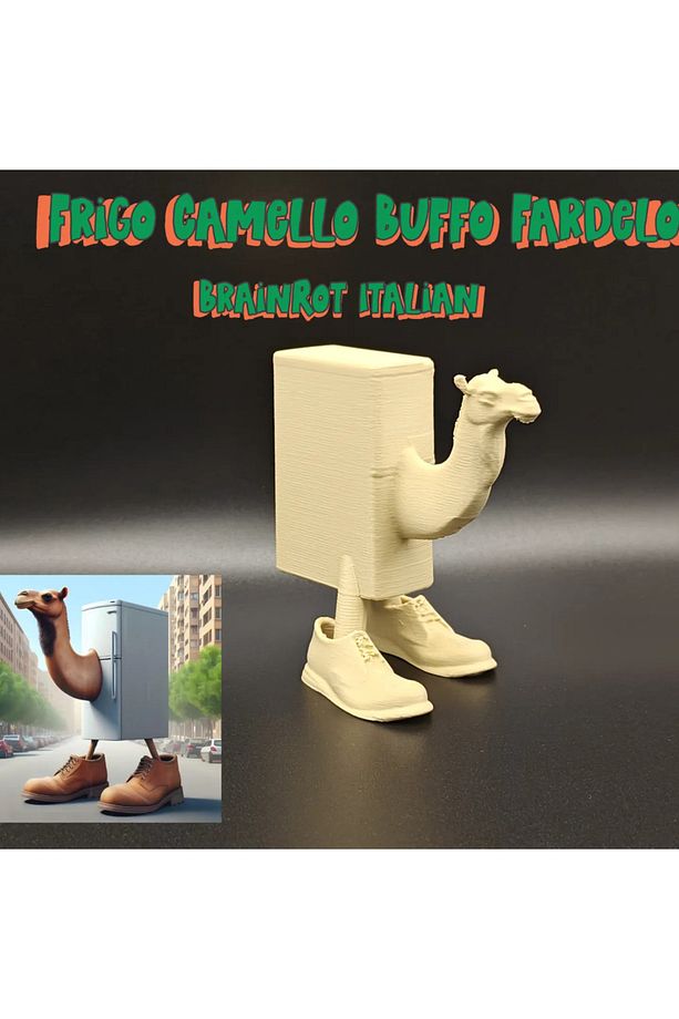 Frigo Camelo 10 cm Figür – TikTok Fenomeni, Italian Brainrot Koleksiyon Parçası - 1