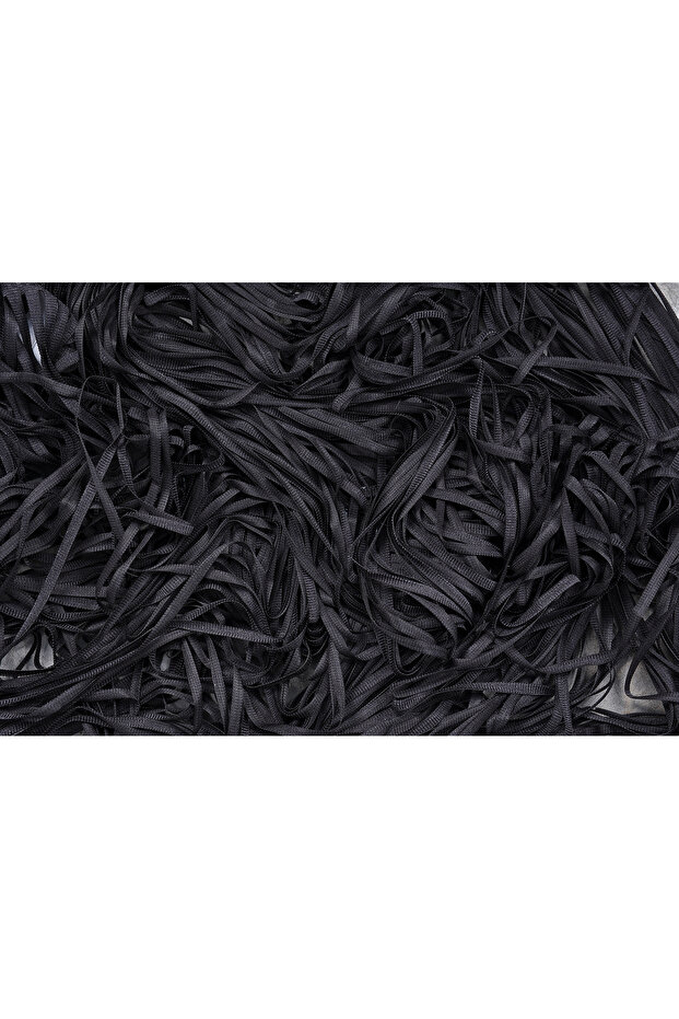 Plain String Curtain 0.80 mm Anthracite Color 100 cm Width 280 cm Length Ready Made Flat Thick Strip String Curtain - 7