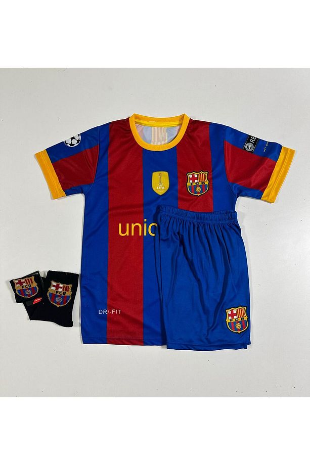 Barcelona 2011 Şampiyonlar Ligi Finali Neymar Jr Çocuk Forması 4'lü Set - 3