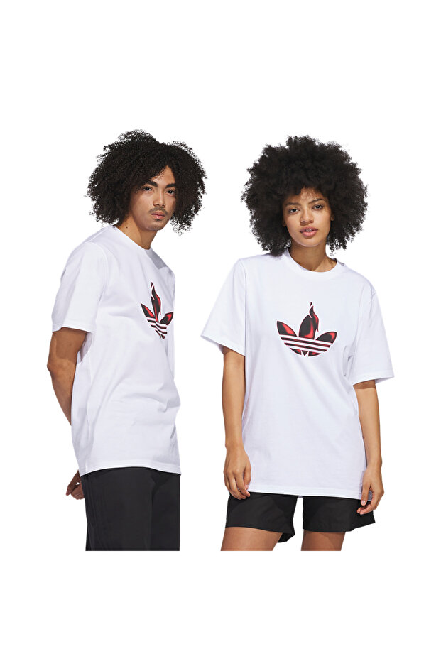 Kadın Beyaz T-shirt Tref Torch Tee Jd2832 - 8