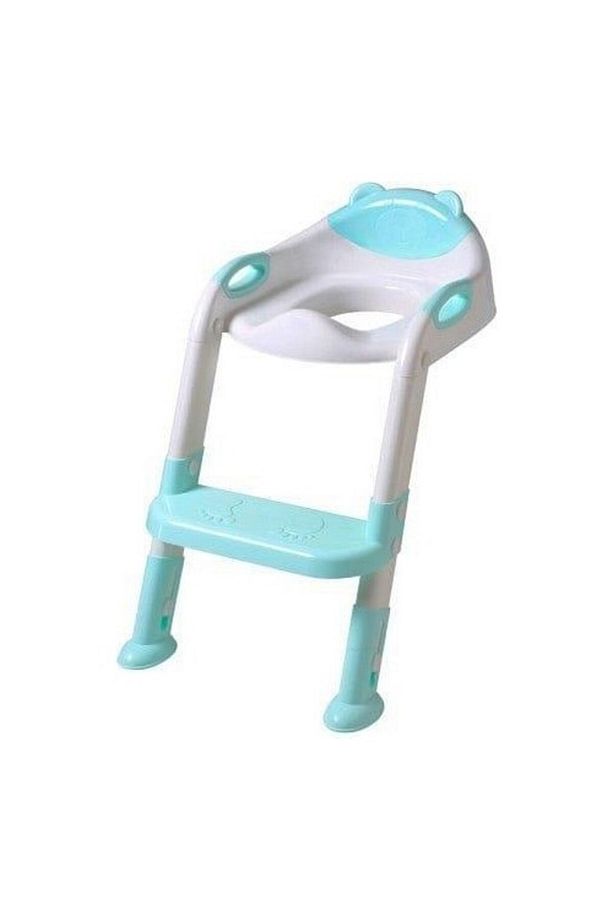 Merdivenli Çocuk Klozet Adaptörü - Mint - 1