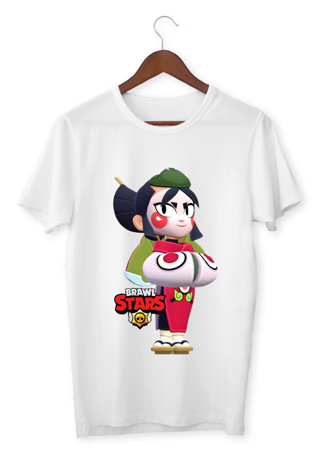 Brawl Stars Kaze Children Adult White T-Shirt Unisex Kids T-Shirt