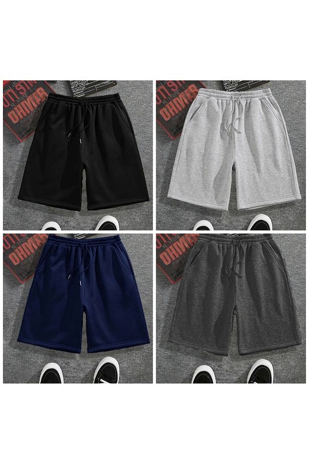 Erkek Regular Fit Cepli Şort 4 Lü Paket - 1