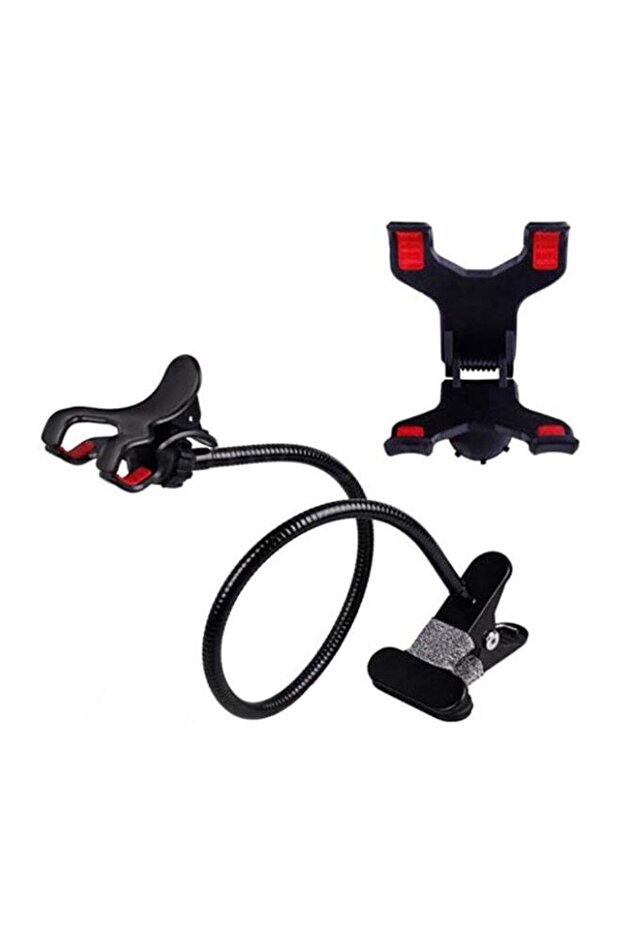 Lazy Bed Phone Holder Stand Selfie Mount Black