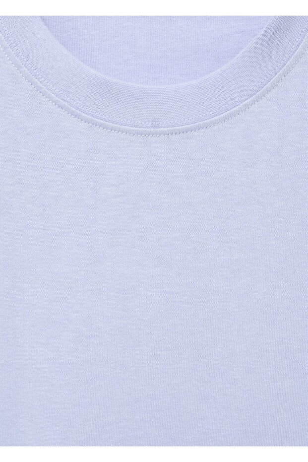 %100 pamuklu rahat kesim tişört - 8