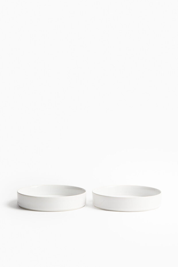 2’li Çukur Stoneware Tabak - 1