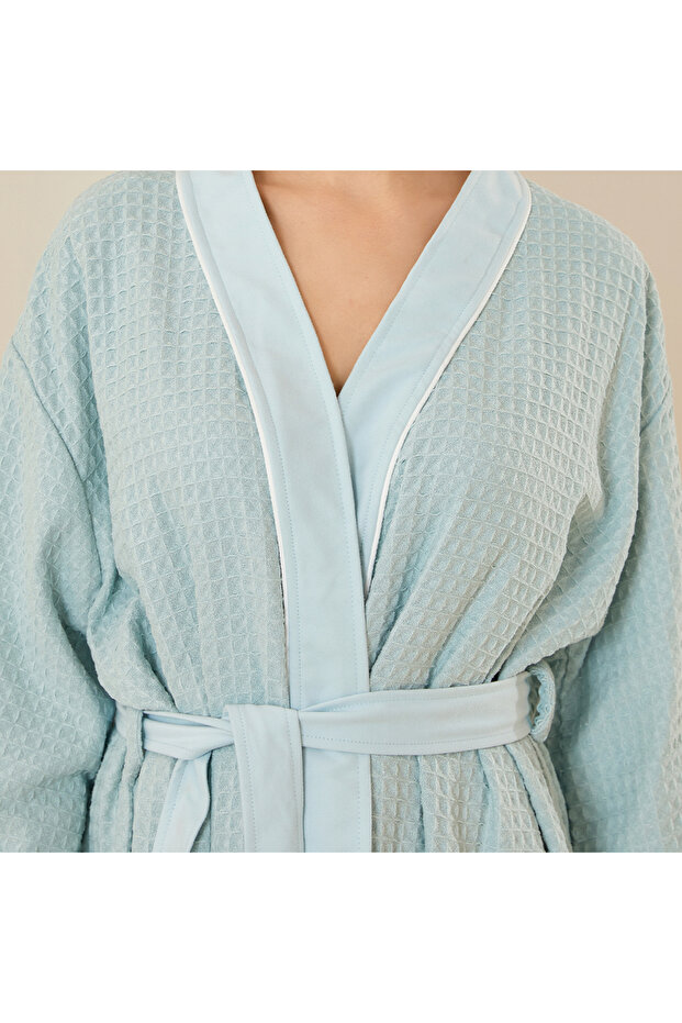 روب استحمام وافل تركواز ريفي - 3