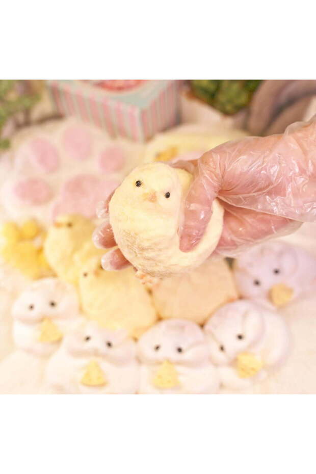 Civciv Sukuşi Yumoş Jel Stres Oyuncağı civciv Model Squishy Elastik Kedi Patisi Taba - 1