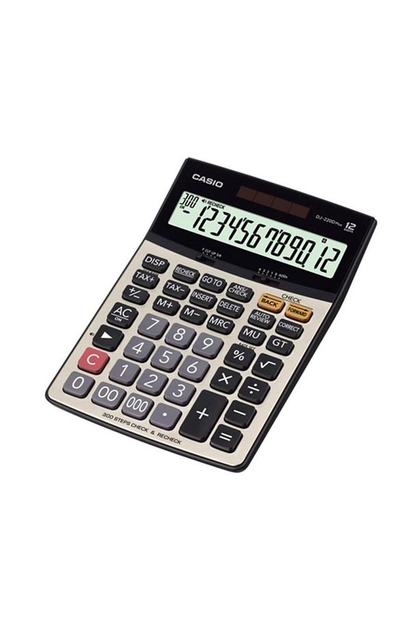 Dj-220d Plus Işlem Kontrollü 12 Hane Masa Üstü Hesap Makinesi - 1