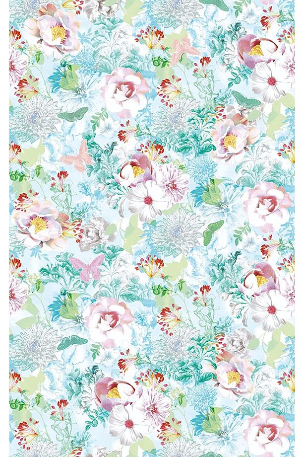 143-1014 Çiçek Desenli Kendinden Yapışkanlı Folyo ( 45 cm x 1,5 mt ) - 4