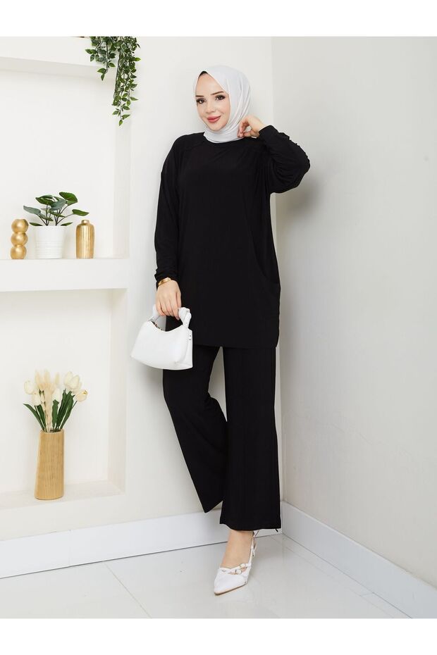 Our Tunic Double Pocket Detailed Erva Trousers Suit with Its Most Beautiful Colors ✨ ✨