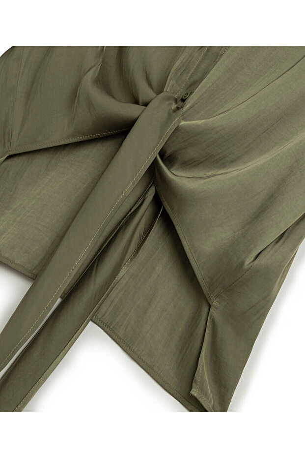 BELDEN BAĞLAMALI GÖMLEK - 4