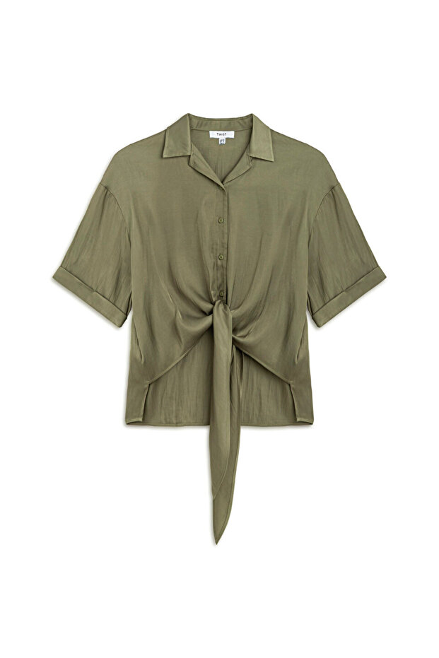 BELDEN BAĞLAMALI GÖMLEK - 3