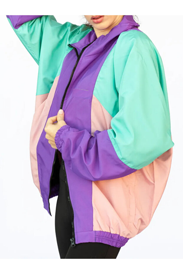 Unisex Renkli Bomber Ceket